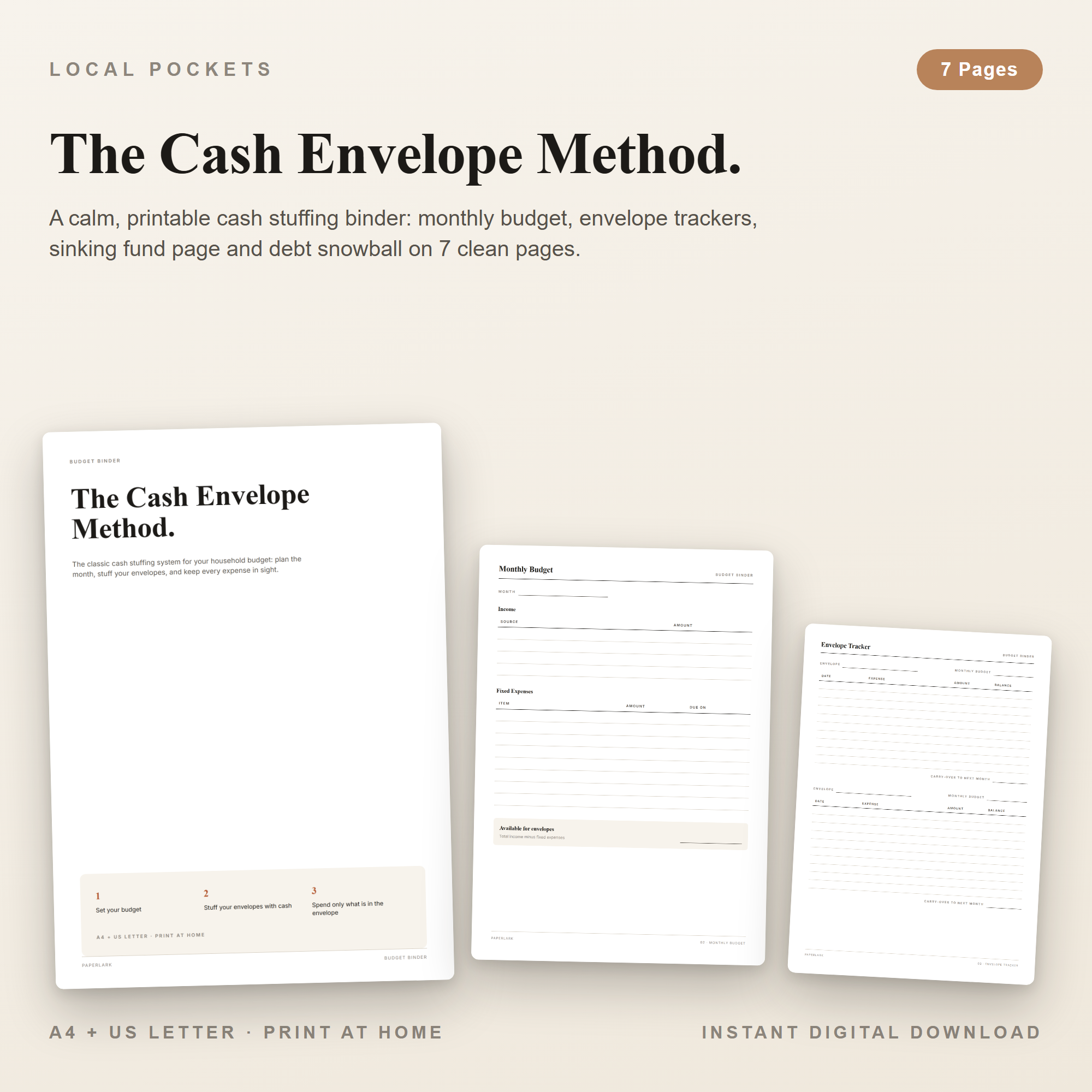 The Cash Envelope Method.