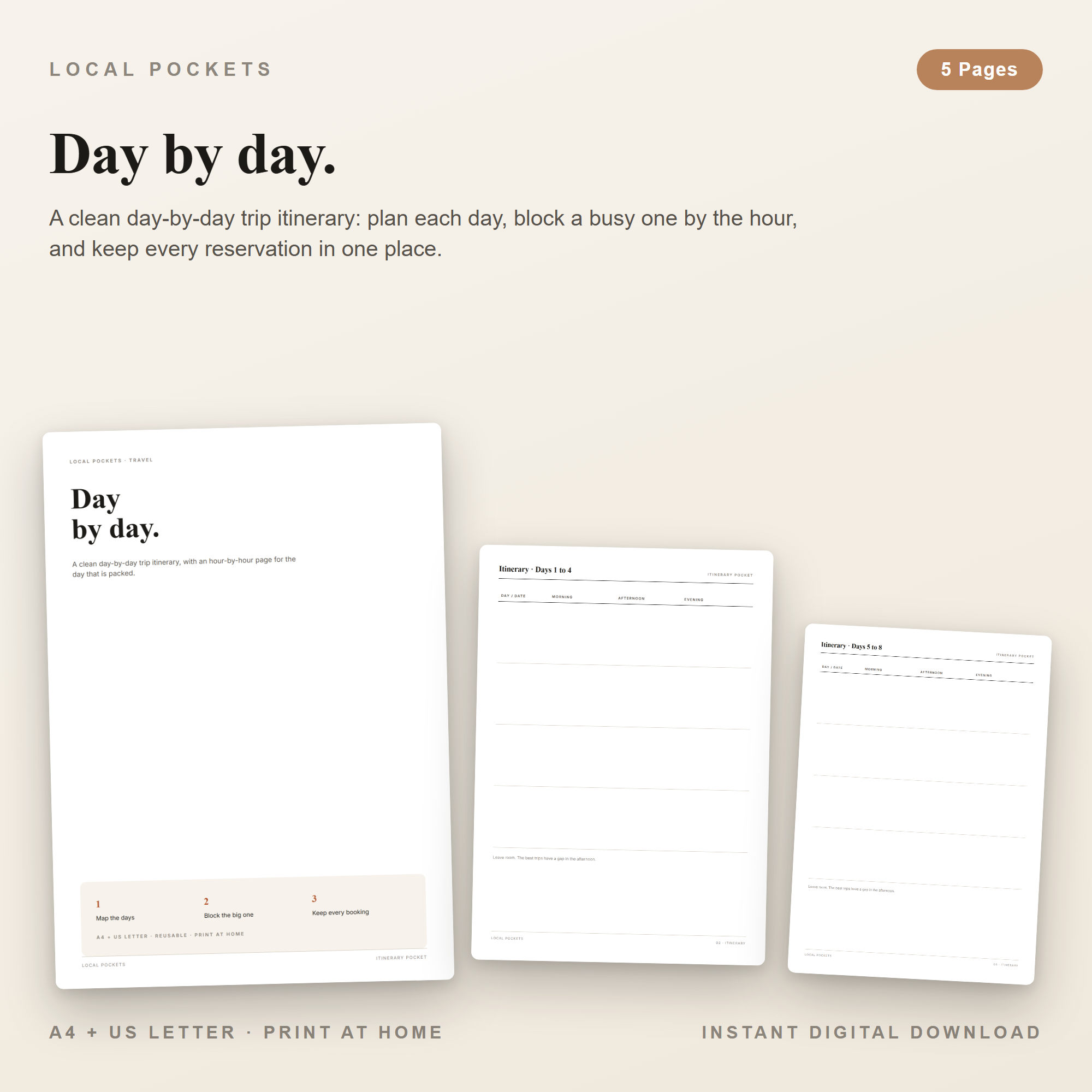 Day by day.