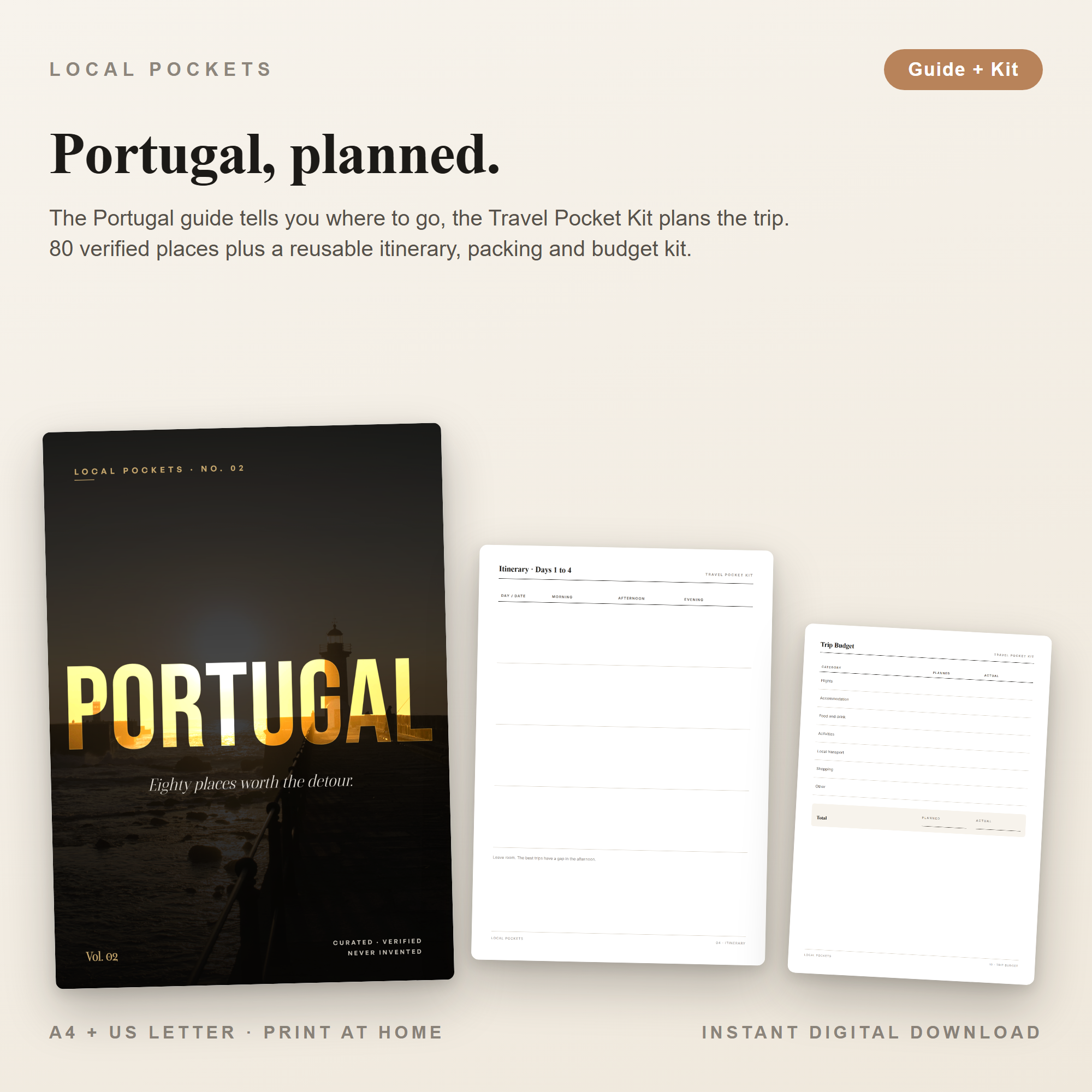 Portugal, planned.
