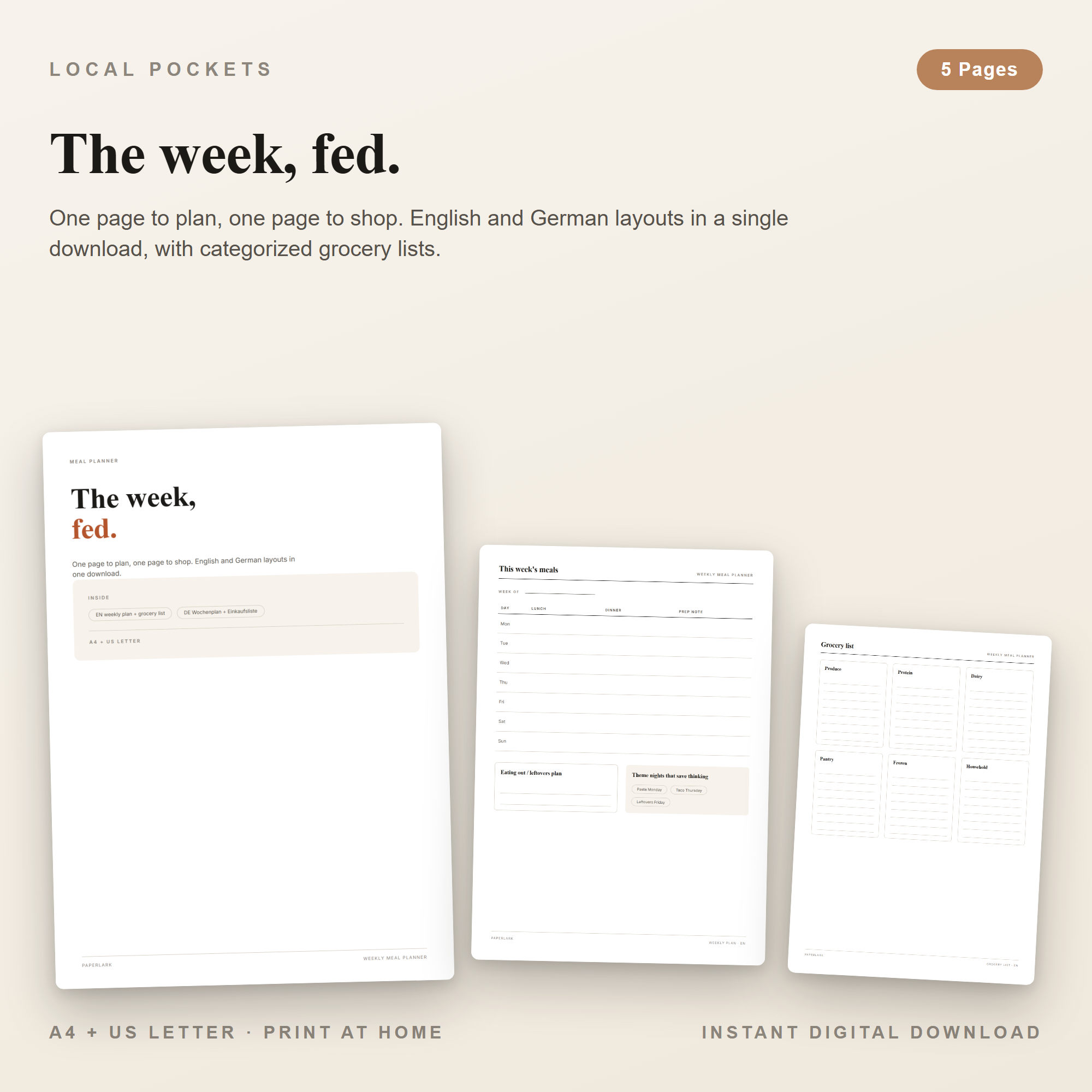 The week, fed.