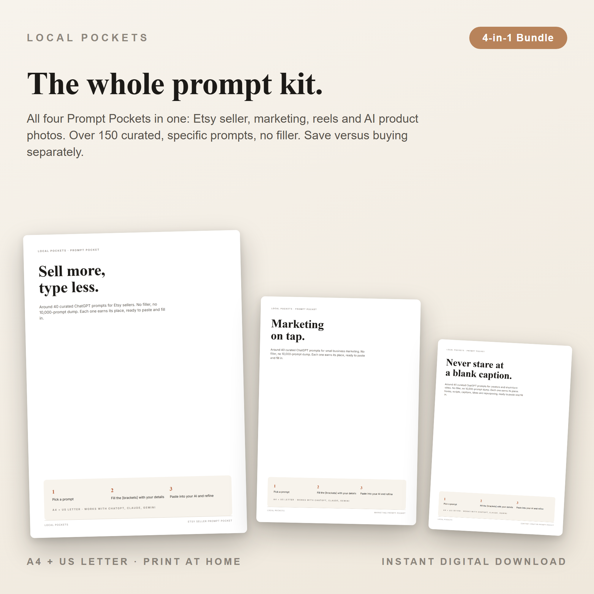 The whole prompt kit.